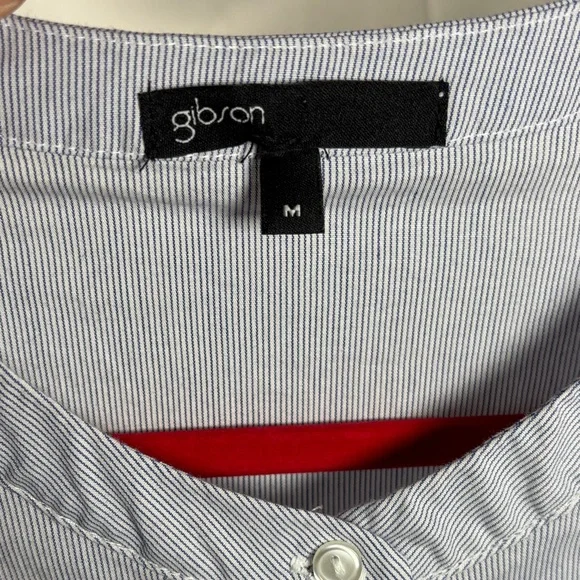 Gibon Women's Blue Ruffle Sleeve Dress SZ L - Picture 6 of 9